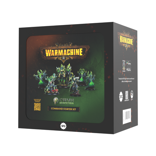 Warmachine - Cryx Necrofactorium - Command Starter - Miniature -  Steamforged Games