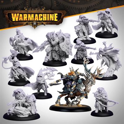 Warmachine - Dusk Ghosts of Ios - Command Cadre - Miniature -  Steamforged Games