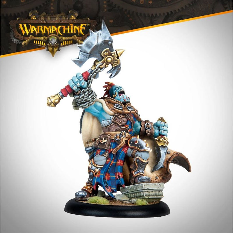 Warmachine - Mercernary - Greygore Boomhowler - Miniature -  Steamforged Games