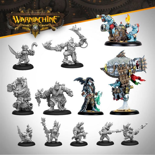 Warmachine - Southern Kriels Brineblood Marauders - Auxiliary Expansion - Miniature -  Steamforged Games