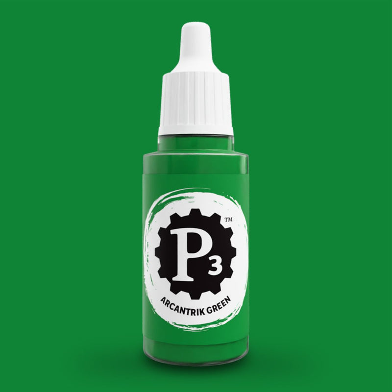 P3 Paints - Arcantrik Green - Miniature -  Steamforged Games