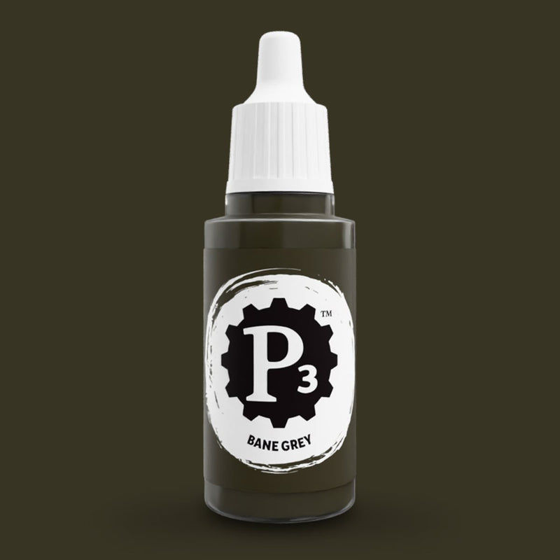 P3 Paints - Bane Grey - Miniature -  Steamforged Games