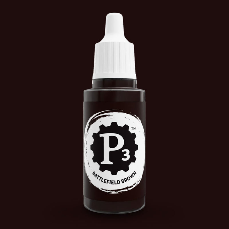 P3 Paints - Battlefield Brown - Miniature -  Steamforged Games