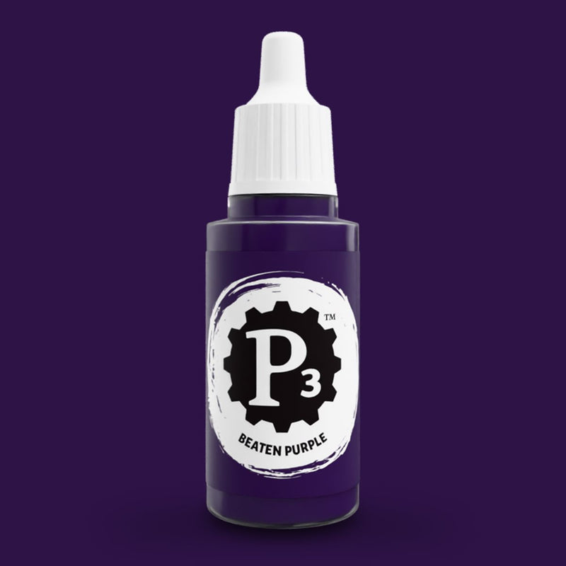 P3 Paints - Beaten Purple - Miniature -  Steamforged Games