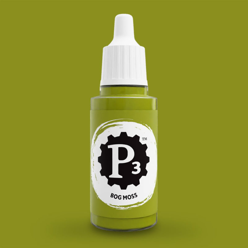 P3 Paints - Bog Moss - Miniature -  Steamforged Games