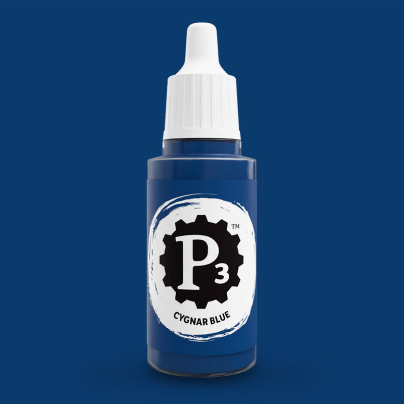 P3 Paints - Cygnar Blue - Miniature -  Steamforged Games