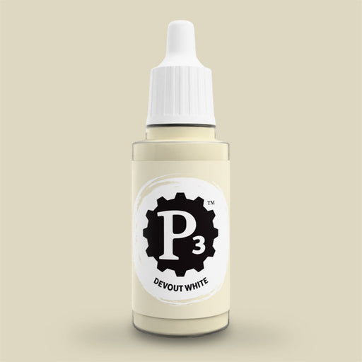 P3 Paints - Devout White - Miniature -  Steamforged Games