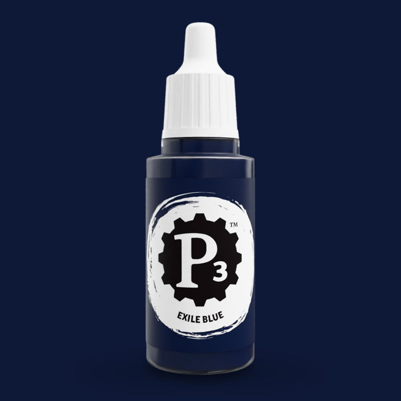 P3 Paints - Exile Blue - Miniature -  Steamforged Games
