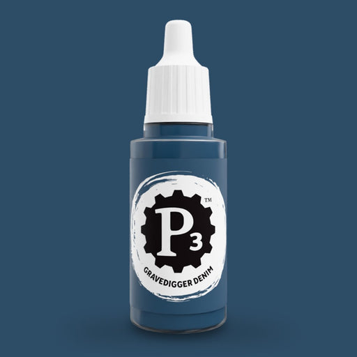 P3 Paints - Gravedigger Denim - Miniature -  Steamforged Games
