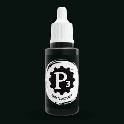P3 Paints - Greatcoat Grey - Miniature -  Steamforged Games