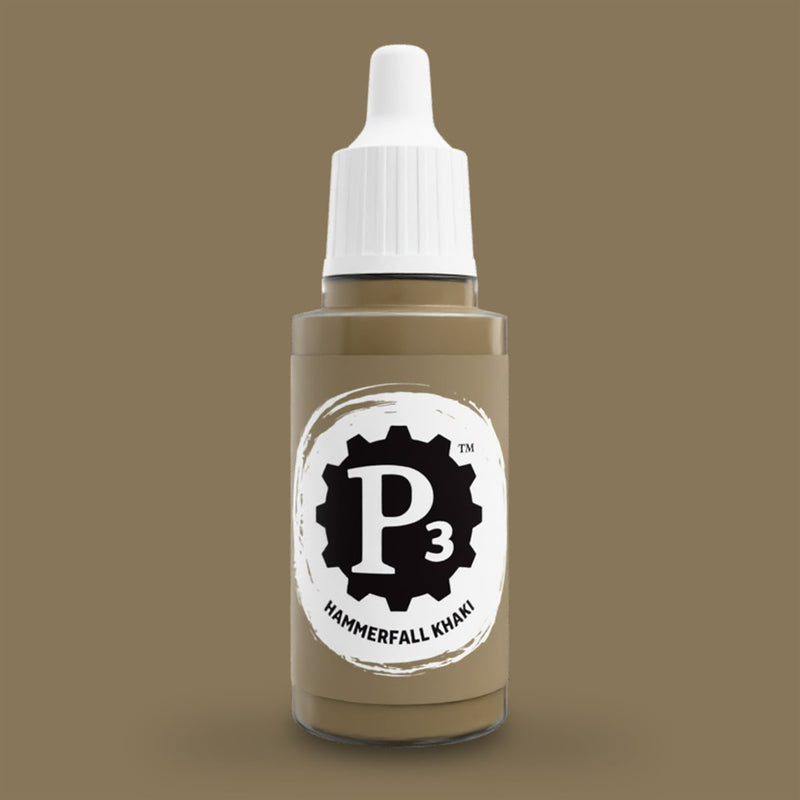 P3 Paints - Hammerfall Khaki - Miniature -  Steamforged Games