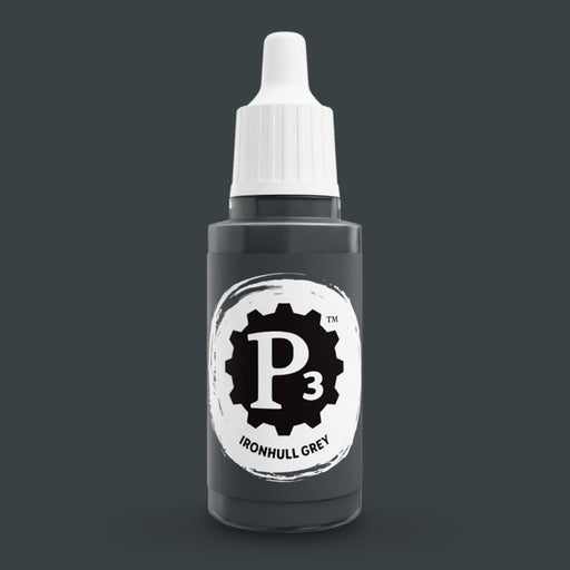 P3 Paints - Ironhull Grey - Miniature -  Steamforged Games