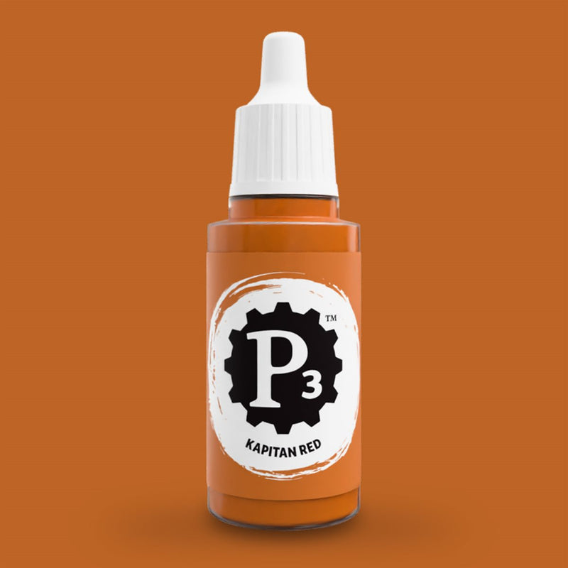 P3 Paints - Kapitan Red - Miniature -  Steamforged Games