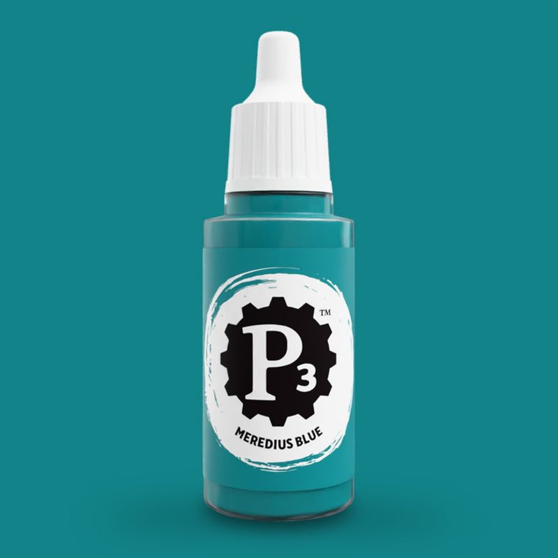 P3 Paints - Meredius Blue - Miniature -  Steamforged Games