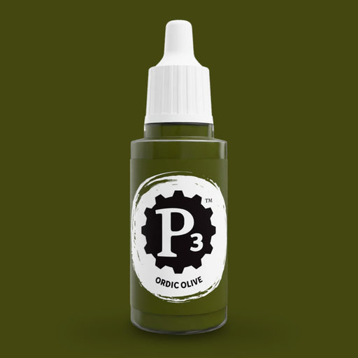 P3 Paints - Ordic Olive - Miniature -  Steamforged Games