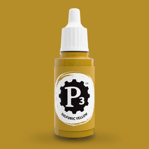 P3 Paints - Sulfuric Yellow - Miniature -  Steamforged Games