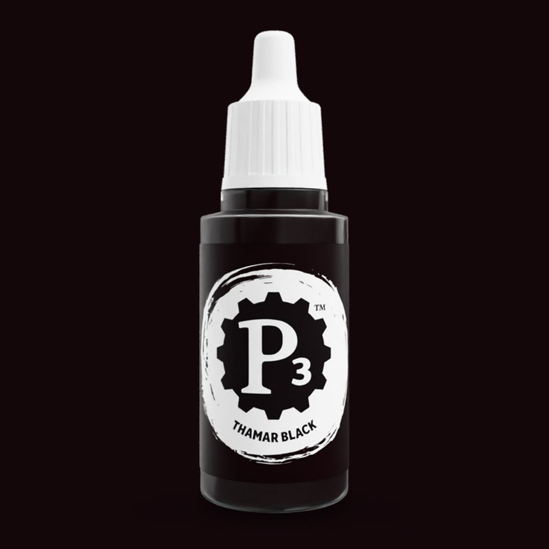 P3 Paints - Thamar Black - Miniature -  Steamforged Games