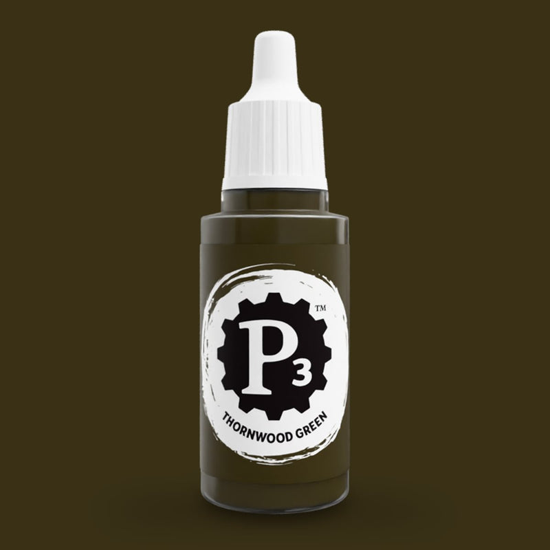 P3 Paints - Thornwood Green - Miniature -  Steamforged Games