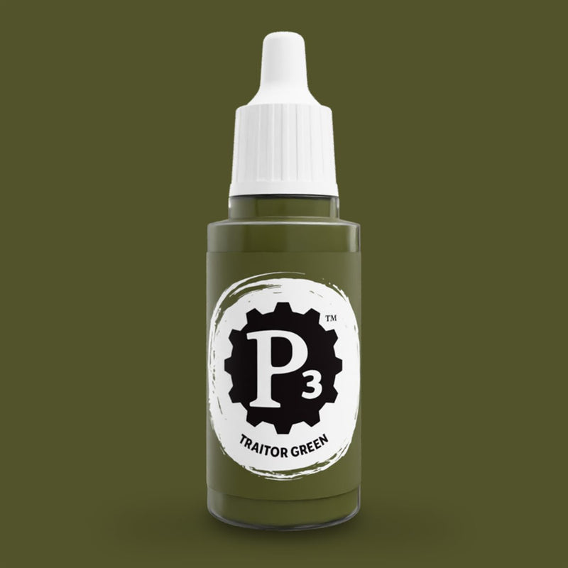 P3 Paints - Traitor Green - Miniature -  Steamforged Games