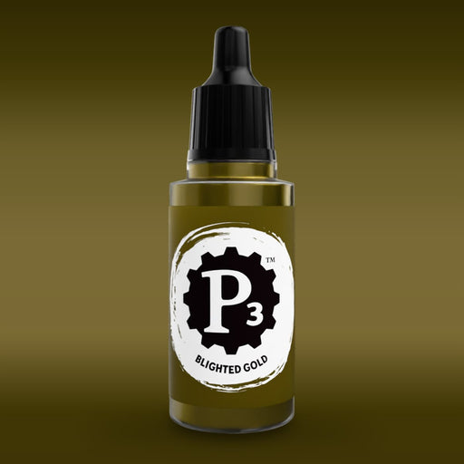 P3 Paints - Blighted Gold - Miniature -  Steamforged Games