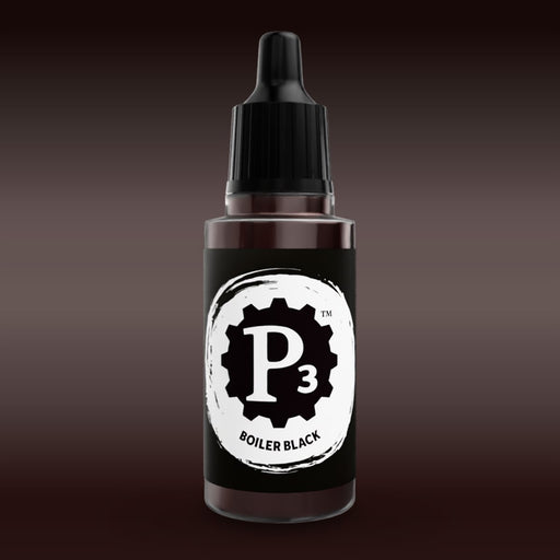 P3 Paints - Boiler Black - Miniature -  Steamforged Games