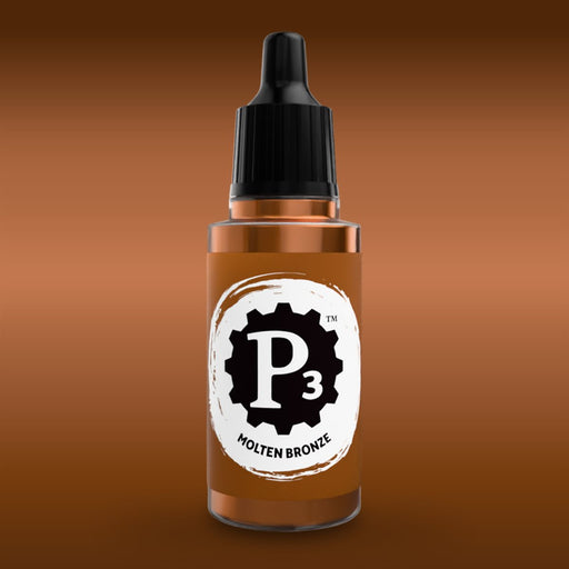 P3 Paints - Molten Bronze - Miniature -  Steamforged Games