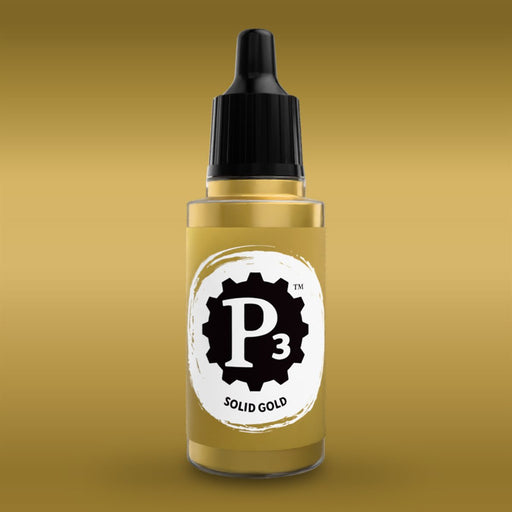 P3 Paints - Solid Gold - Miniature -  Steamforged Games