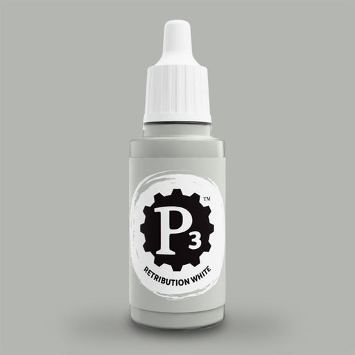 P3 Paints - Retribution White - Miniature -  Steamforged Games