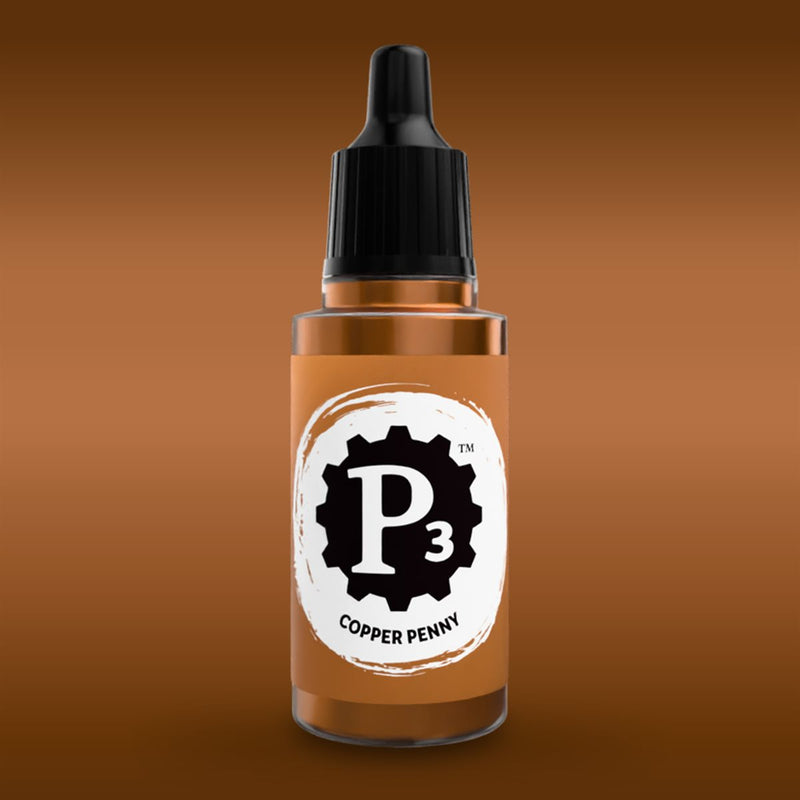 P3 Paints - Copper Penny - Miniature -  Steamforged Games