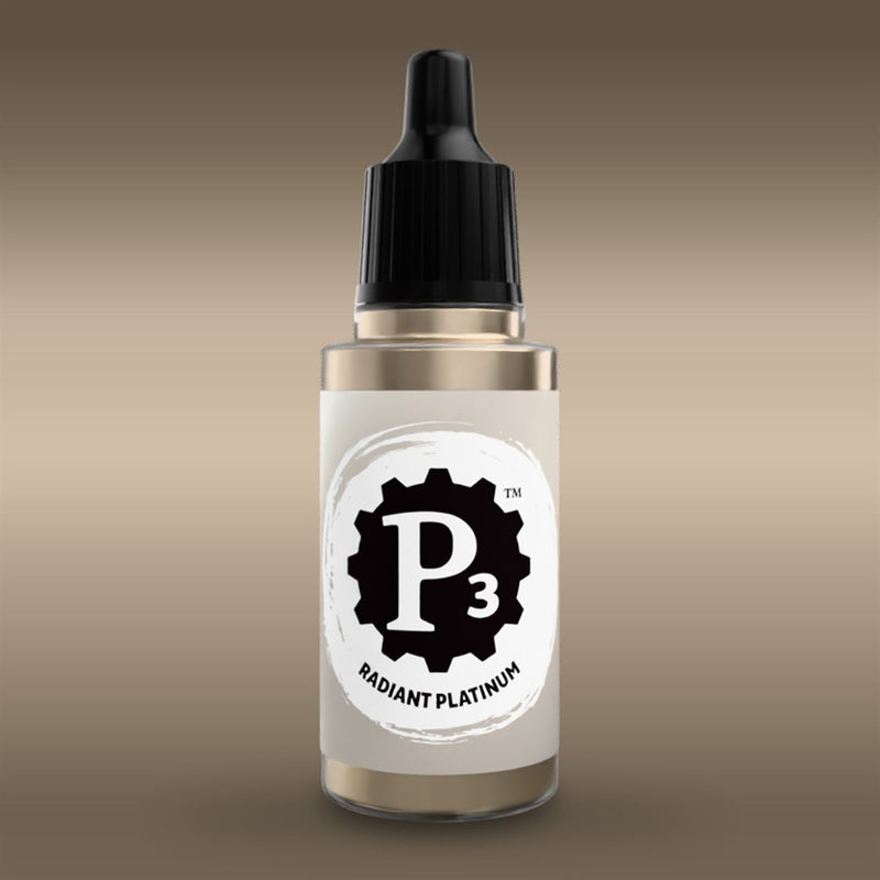 P3 Paints - Radiant Platinum - Miniature -  Steamforged Games