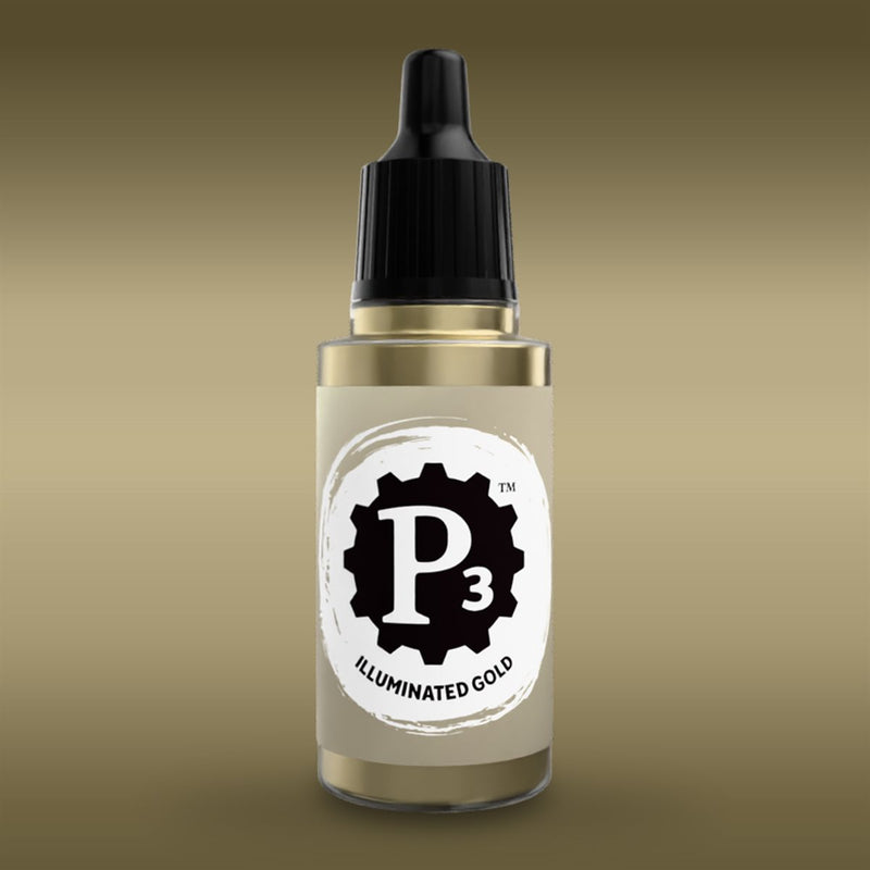 P3 Paints - Illuminated Gold - Miniature -  Steamforged Games