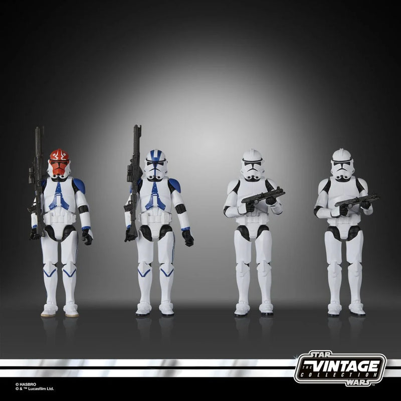 STAR WARS: THE VINTAGE COLLECTION PHASE II CLONE TROOPER 4-PACK (preorder Q2) - Collectables > Action Figures > toys -  Hasbro