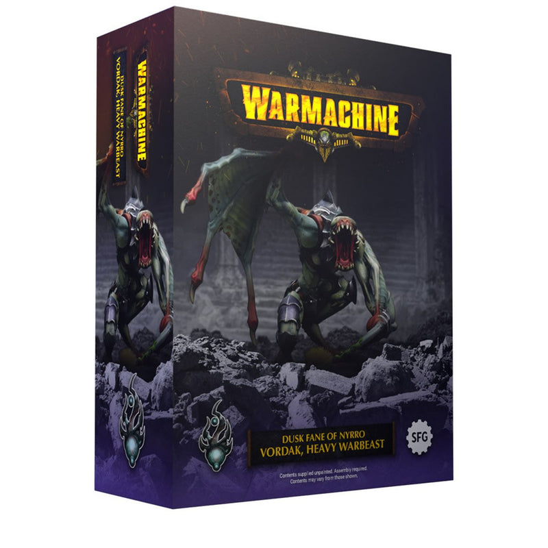 Warmachine - Dusk Fane of Nyrro - Vordak, Heavy Warbeast (Preorder Q2 2026) - Miniature -  Steamforged Games