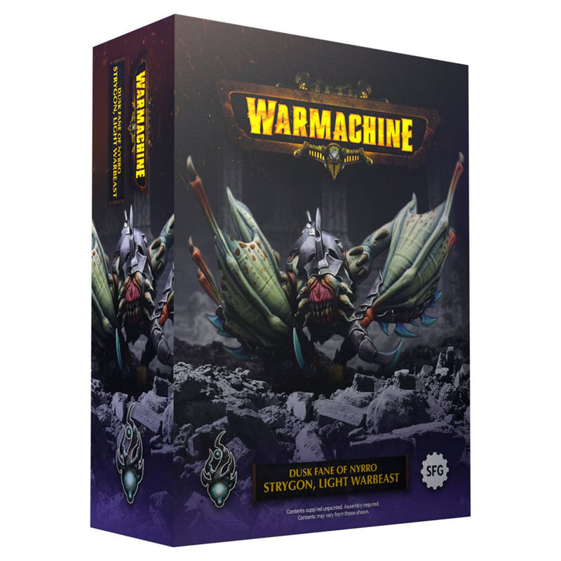 Warmachine - Dusk Fane of Nyrro - Strygon, Light Warbeast (Preorder Q2 2026) - Miniature -  Steamforged Games