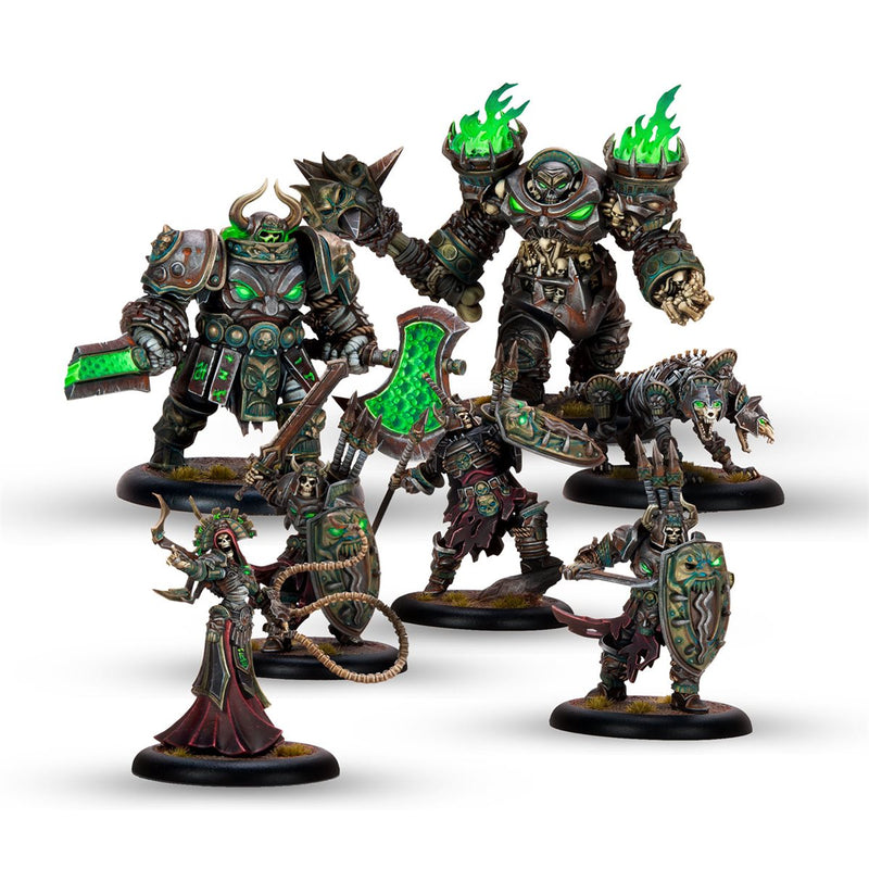 Warmachine - Orgoth Sea Raiders - Graveborn Command Cadre - Miniature -  Steamforged Games