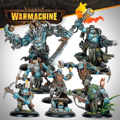 Warmachine - Southern Kriels Kithguard - Command Starter - Miniature -  Steamforged Games