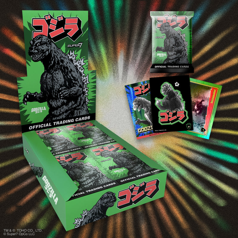 Godzilla Toho Foil Pack Trading Cards Showa Series 1 Box (24 Packs) - Card Games -  Super7