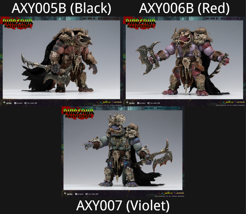 Dinosaur Battlefield - King Tyrannosaurus Deluxe - 1/12 Scale (preorder) - Collectables > Action Figures > toys -  AxyToys