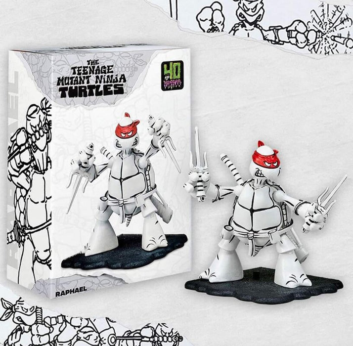 Teenage Mutant Ninja Turtles - Sketch Turtles Set in Black, Red and White - SDCC exclusive