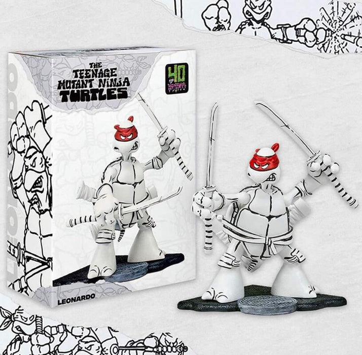 Teenage Mutant Ninja Turtles - Sketch Turtles Set in Black, Red and White - SDCC exclusive