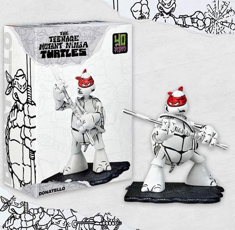 Teenage Mutant Ninja Turtles - Sketch Turtles Set in Black, Red and White - SDCC exclusive - Collectables > Action Figures > toys -  PLAYMATES
