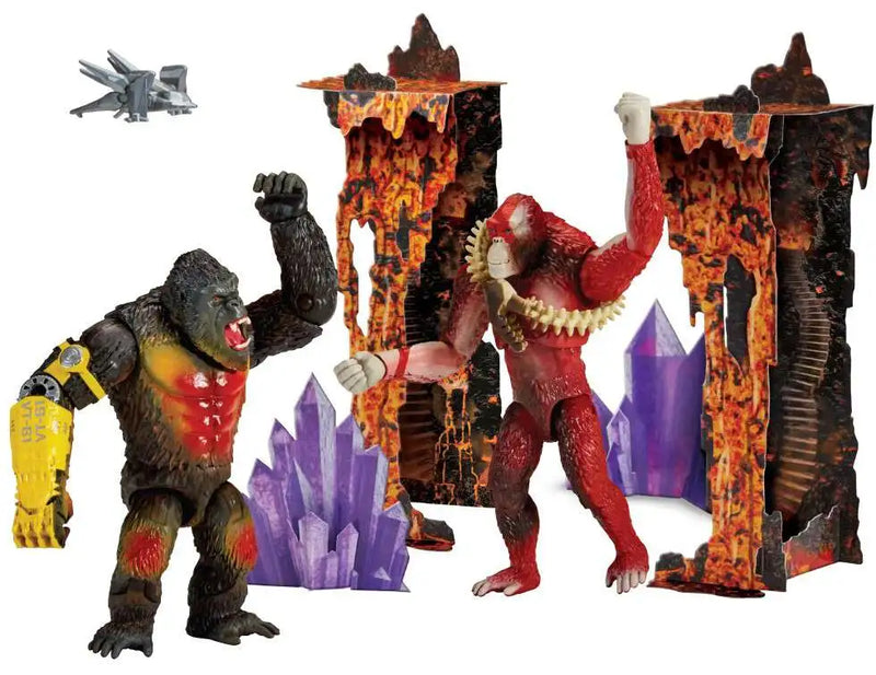 Godzilla x Kong The New Empire Kong Vs Skar King Action Figure 2-Pack Diorama Set - Collectables > Action Figures > toys -  PLAYMATES
