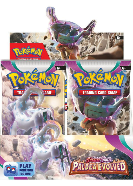 Pokémon TCG: Scarlet & Violet - Paldea Evolved - Booster Box - Card Games > Collectables > TCG > CCG -  Pokemon TCG