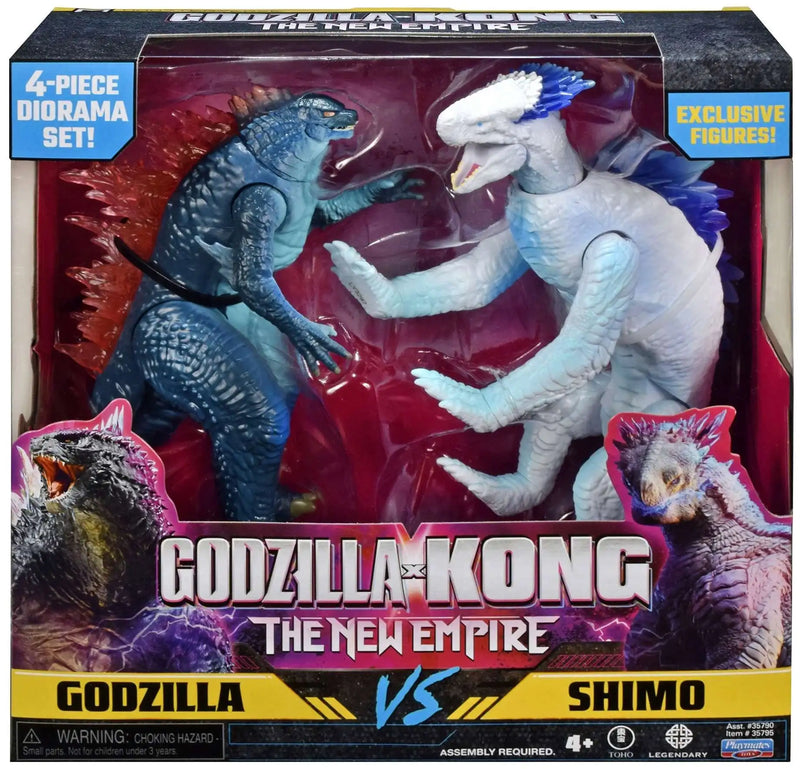 Godzilla x Kong The New Empire Monsterverse Godzilla vs Shimo Action Figure 2-Pack - Collectables > Action Figures > toys -  PLAYMATES