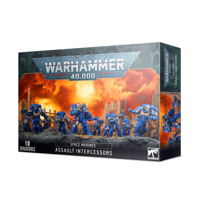 Warhammer 40,000 - Space Marines - Assault Intercessors - Miniature -  Games Workshop