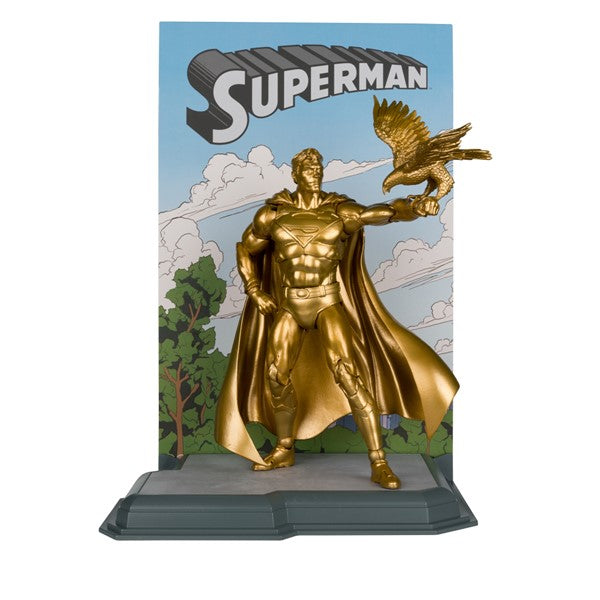 DC Multiverse SDCC Exclusive Gold Label Superman (Centennial Park Tribute)