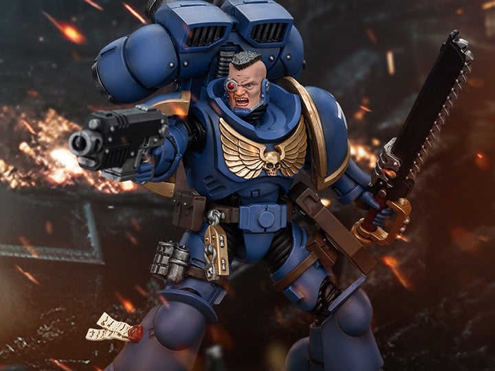 Warhammer 40K - Ultramarines - Jump Pack Intercessors Intercessor 2 - 1/18 Scale Action Figure - Collectables > Action Figures > toys -  Joy Toy