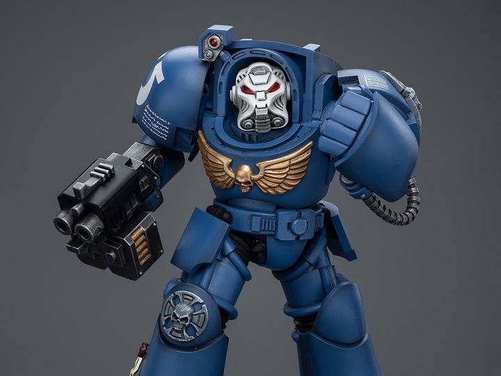 40k Terminator Rear Warhammer 40K - Ultramarines - Terminator Squad Terminator with Storm ...