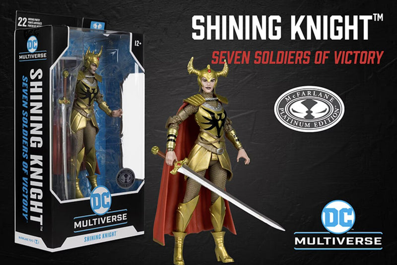 DC Multiverse SHINING KNIGHT (SEVEN SOLDIERS OF VICTORY) - Chase / Platinum - Collectables > Action Figures > toys -  McFarlane Toys