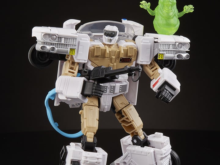ransformers Collaborative Ghostbusters x Transformers Ectotron Ecto-1 (preorder Q4) - Collectables > Action Figures > toys -  Hasbro